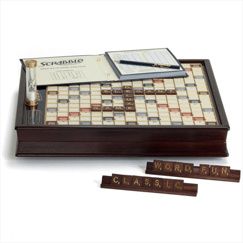 Scrabble Deluxe Wooden Edition